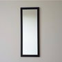 Hanah Home Espejo A203 Marco Laminado Negro 40x105 cm